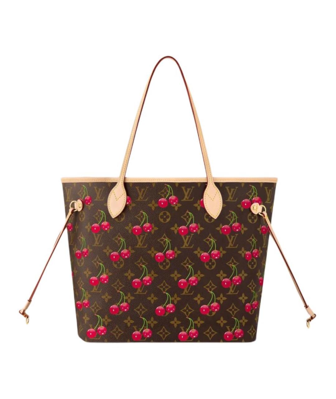 LOUIS VUITTON Коричневая сумка с короткими ручками, фото 1