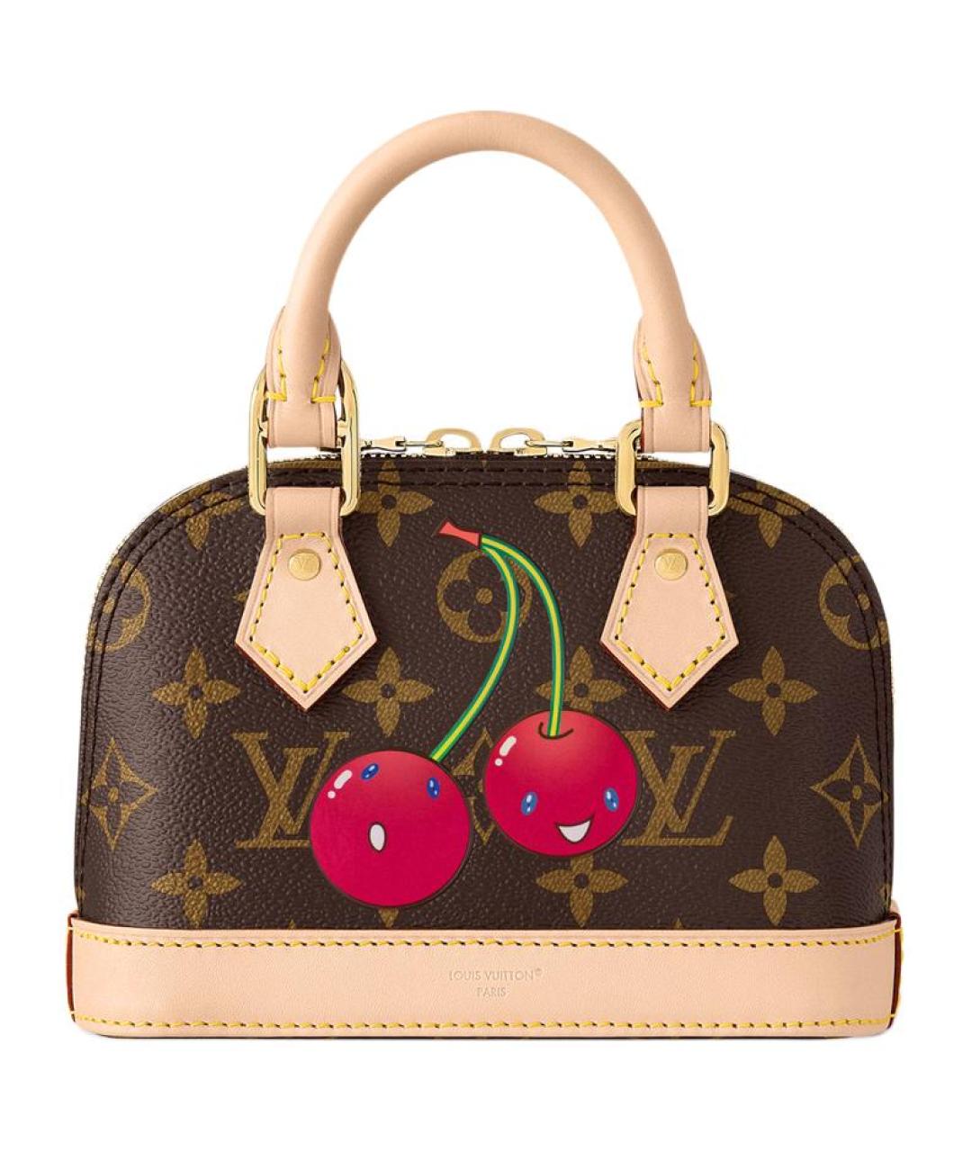LOUIS VUITTON Коричневая сумка с короткими ручками, фото 1