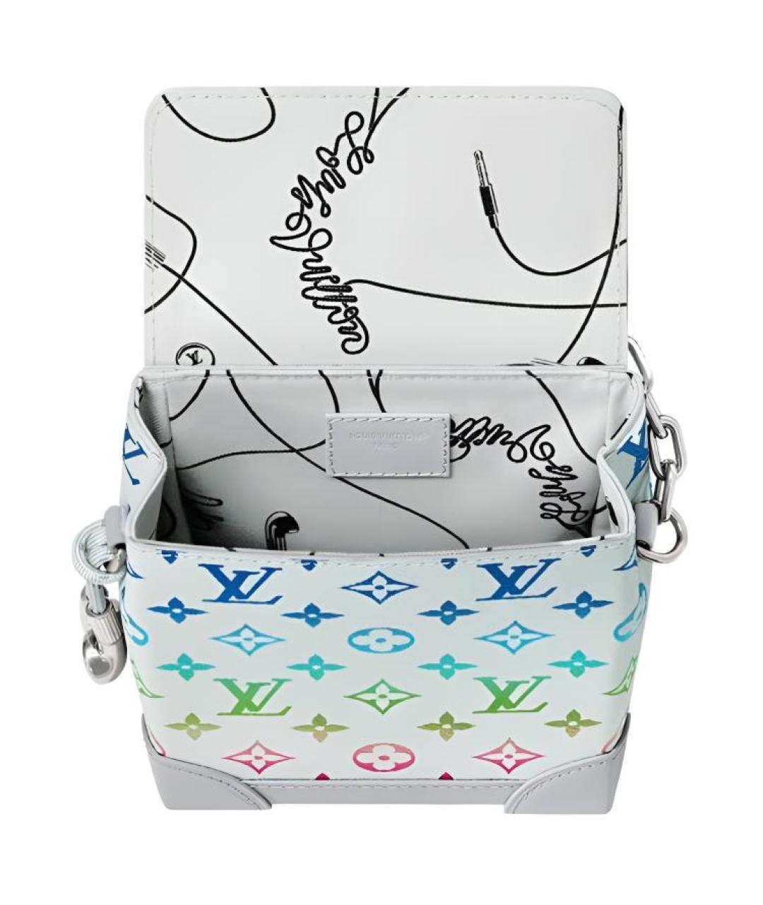 LOUIS VUITTON Серая барсетка, фото 4