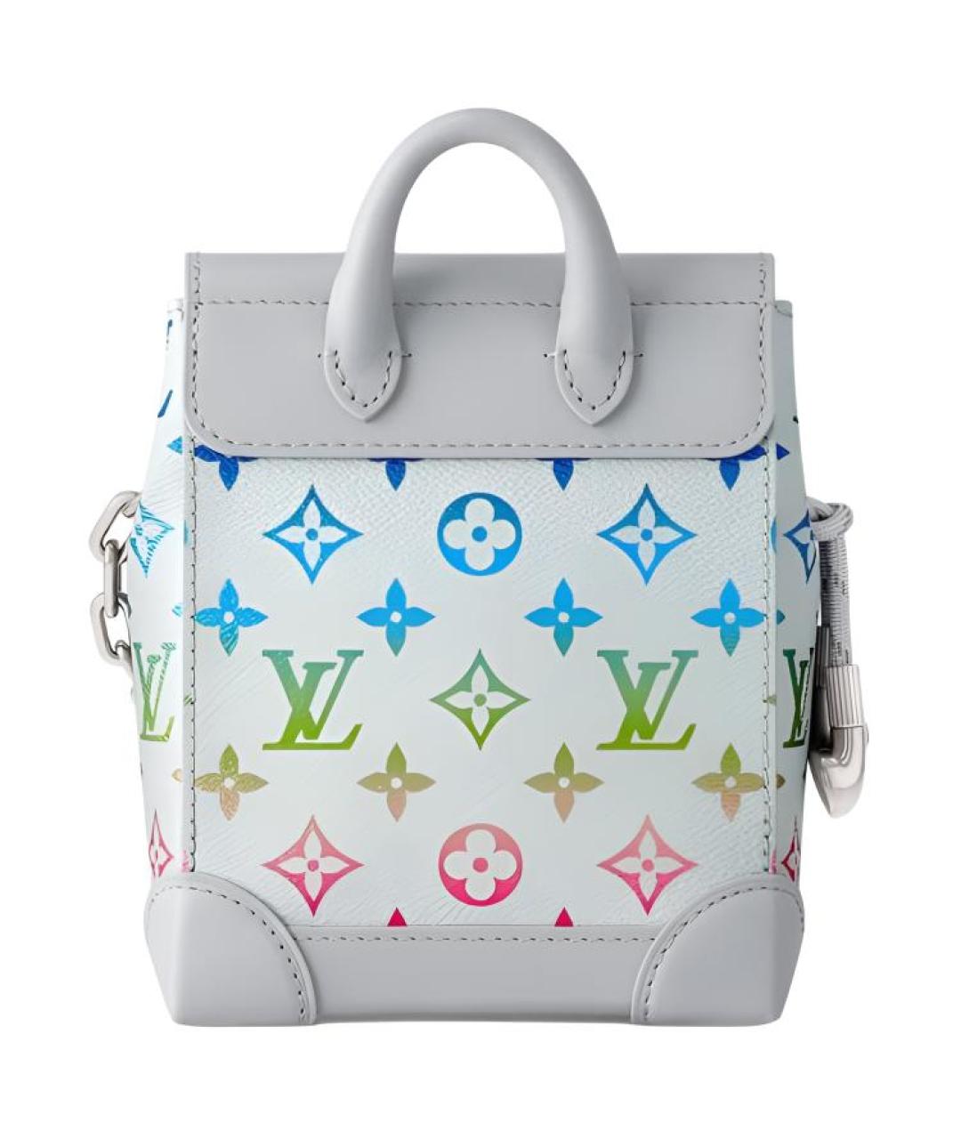 LOUIS VUITTON Серая барсетка, фото 3