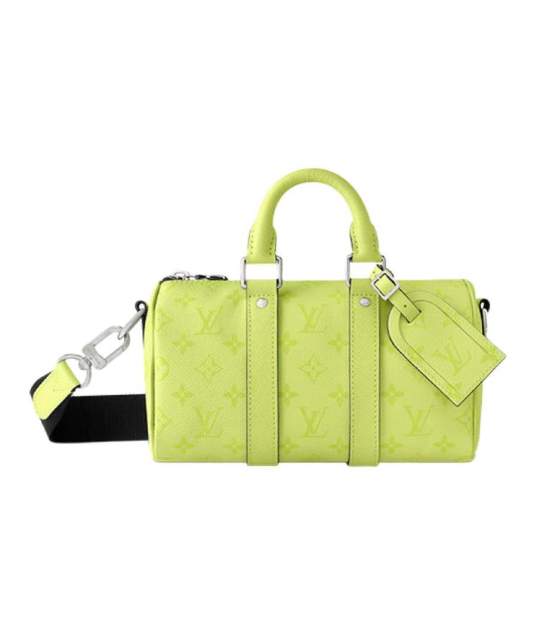LOUIS VUITTON Салатовая барсетка, фото 1