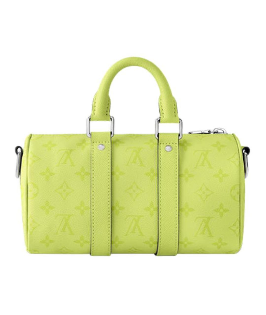 LOUIS VUITTON Салатовая барсетка, фото 3