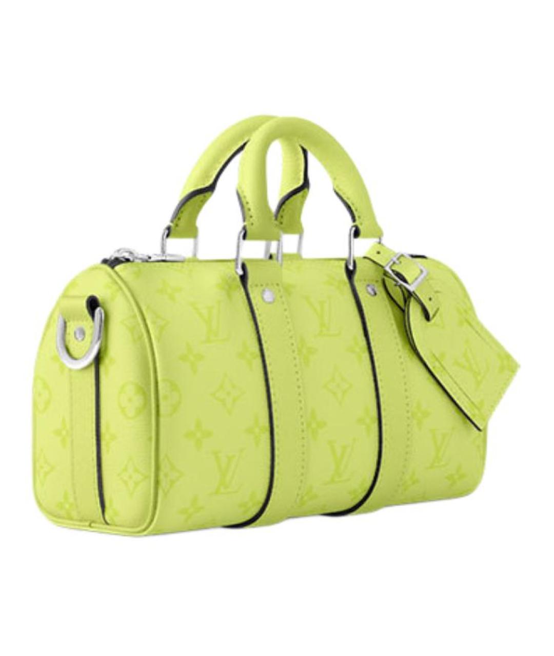 LOUIS VUITTON Салатовая барсетка, фото 2