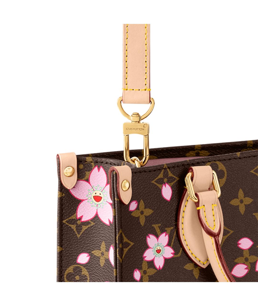 LOUIS VUITTON Коричневая сумка с короткими ручками, фото 5