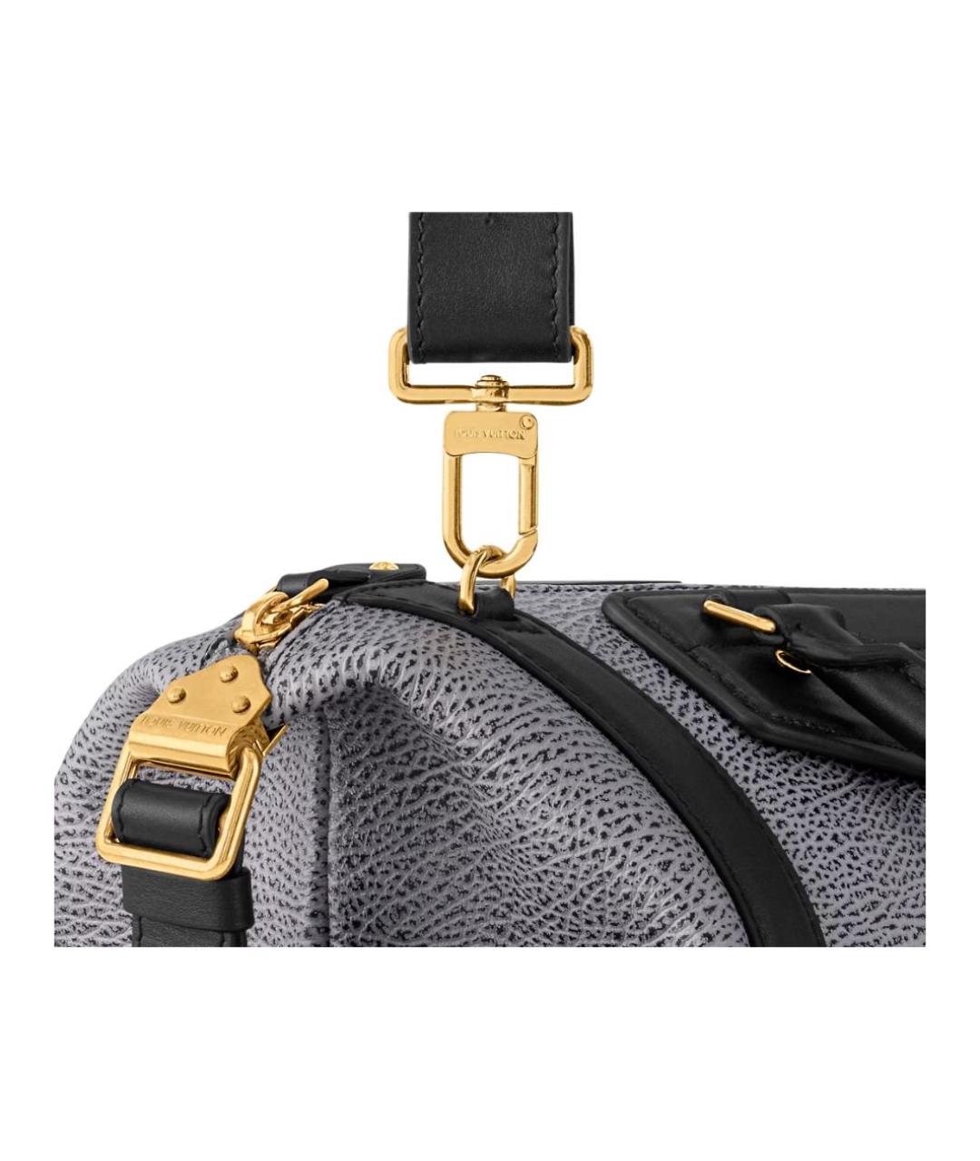 LOUIS VUITTON Черная сумка с короткими ручками, фото 5