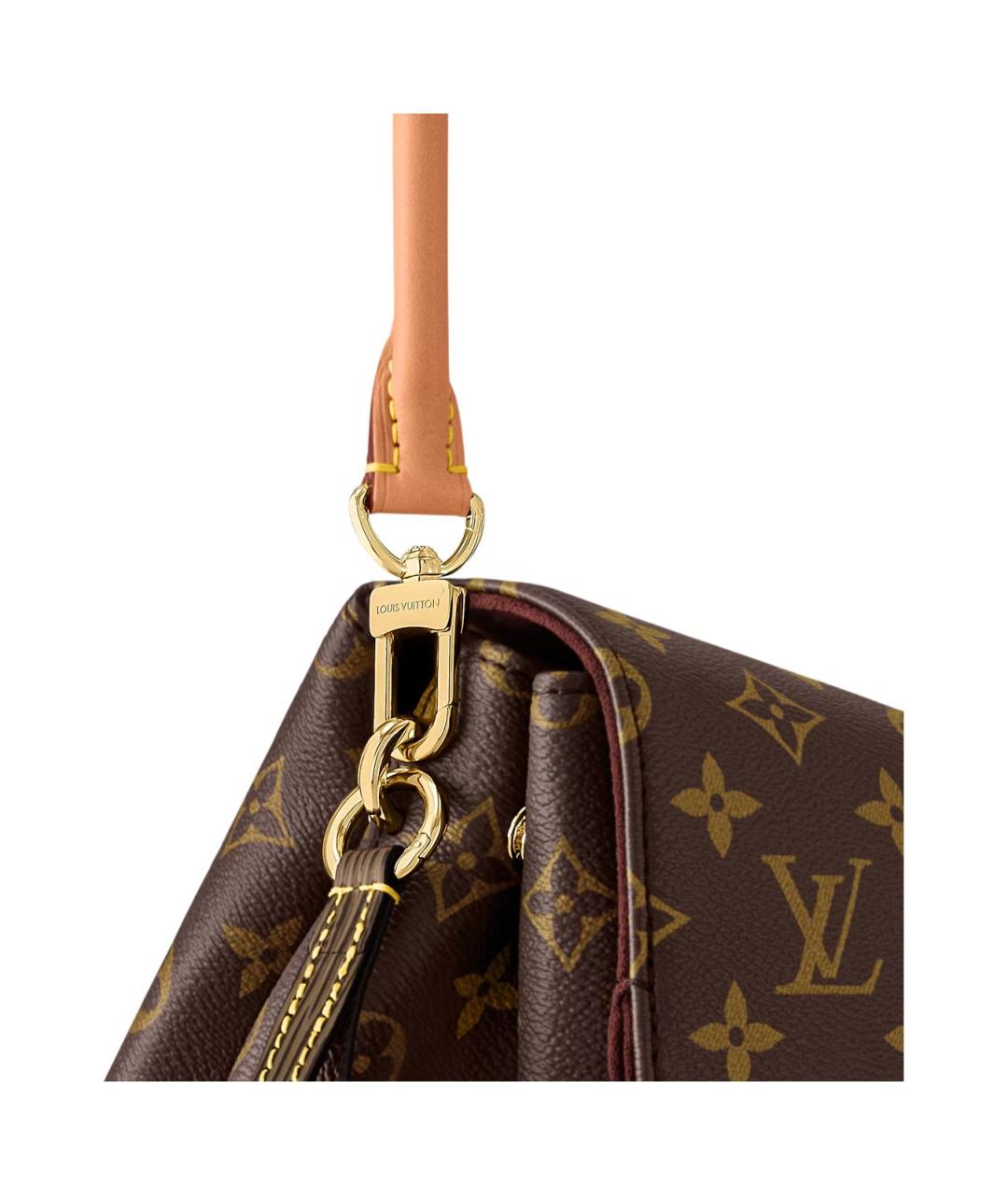 LOUIS VUITTON Коричневая сумка через плечо, фото 5