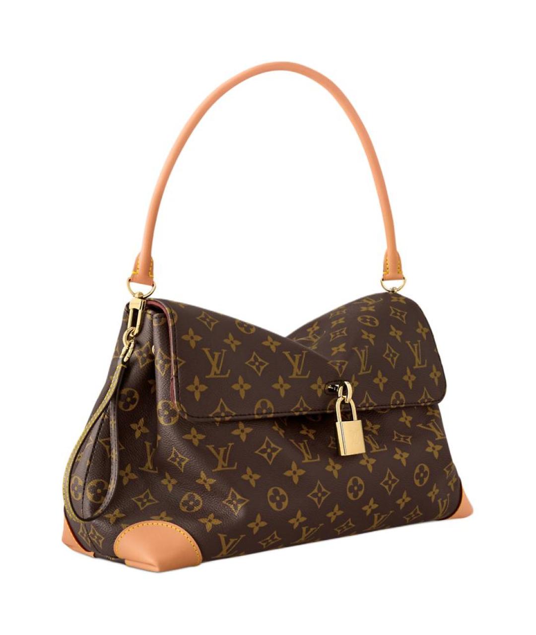 LOUIS VUITTON Коричневая сумка через плечо, фото 2