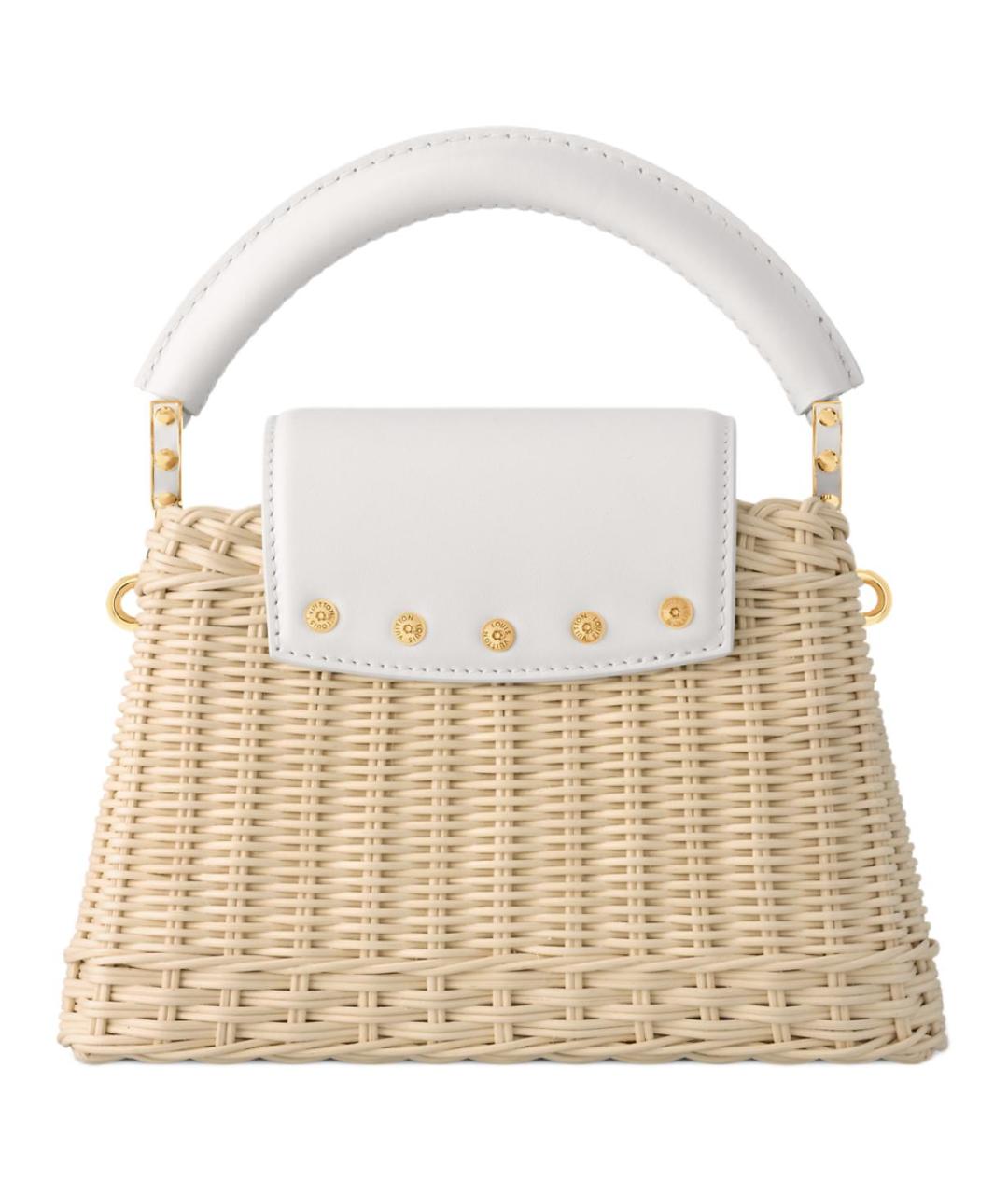 LOUIS VUITTON Бежевая сумка с короткими ручками, фото 3