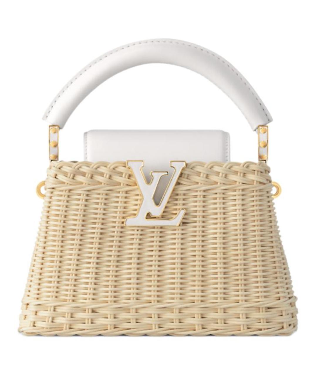LOUIS VUITTON Бежевая сумка с короткими ручками, фото 1