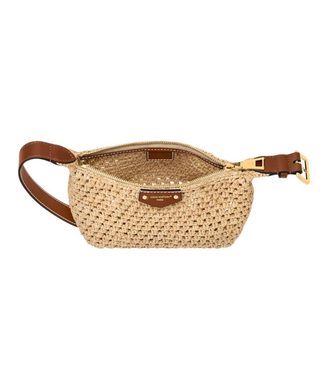 LOUIS VUITTON Бежевая сумка с короткими ручками, фото 4