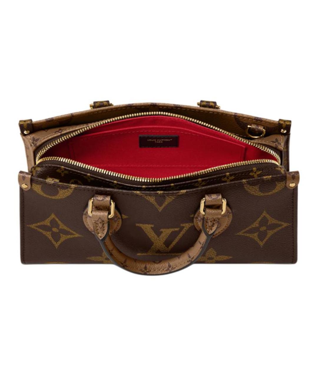 LOUIS VUITTON Коричневая сумка через плечо, фото 3