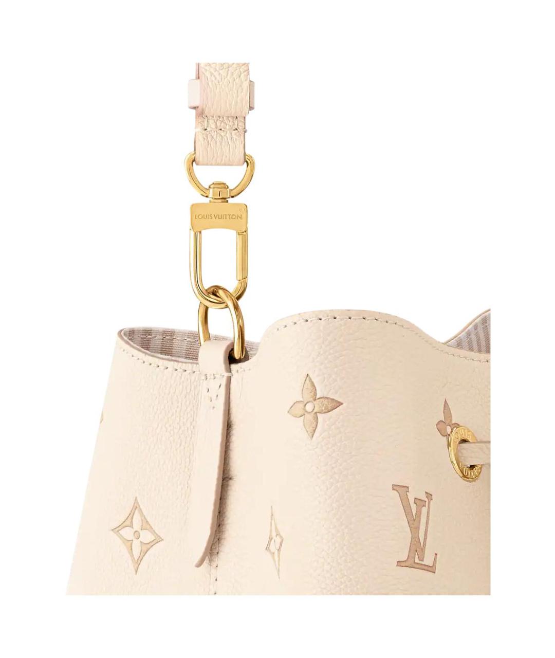 LOUIS VUITTON Белая сумка через плечо, фото 5