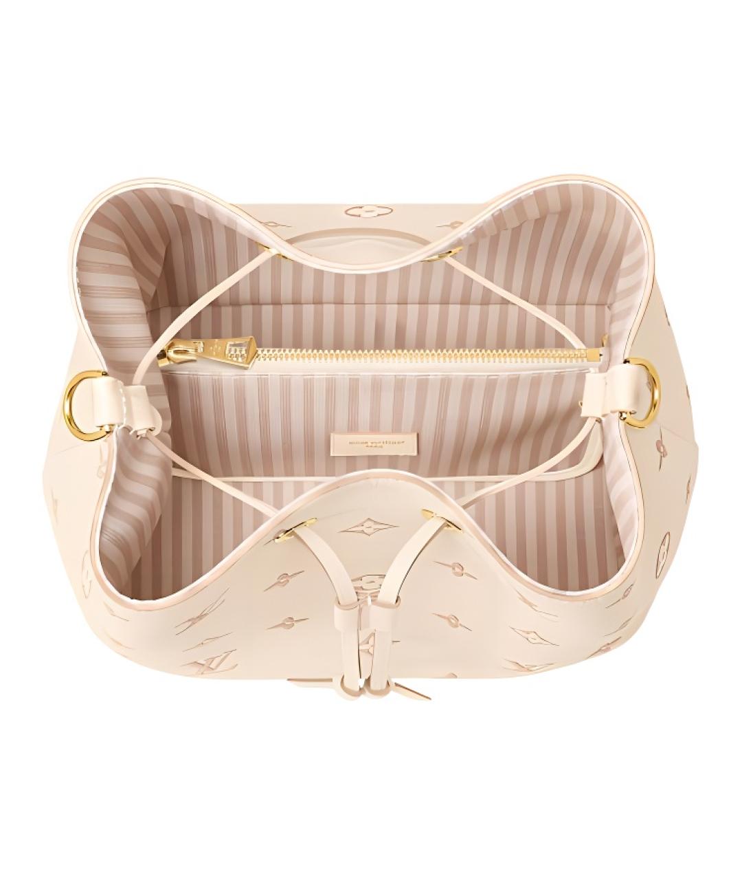 LOUIS VUITTON Белая сумка через плечо, фото 4