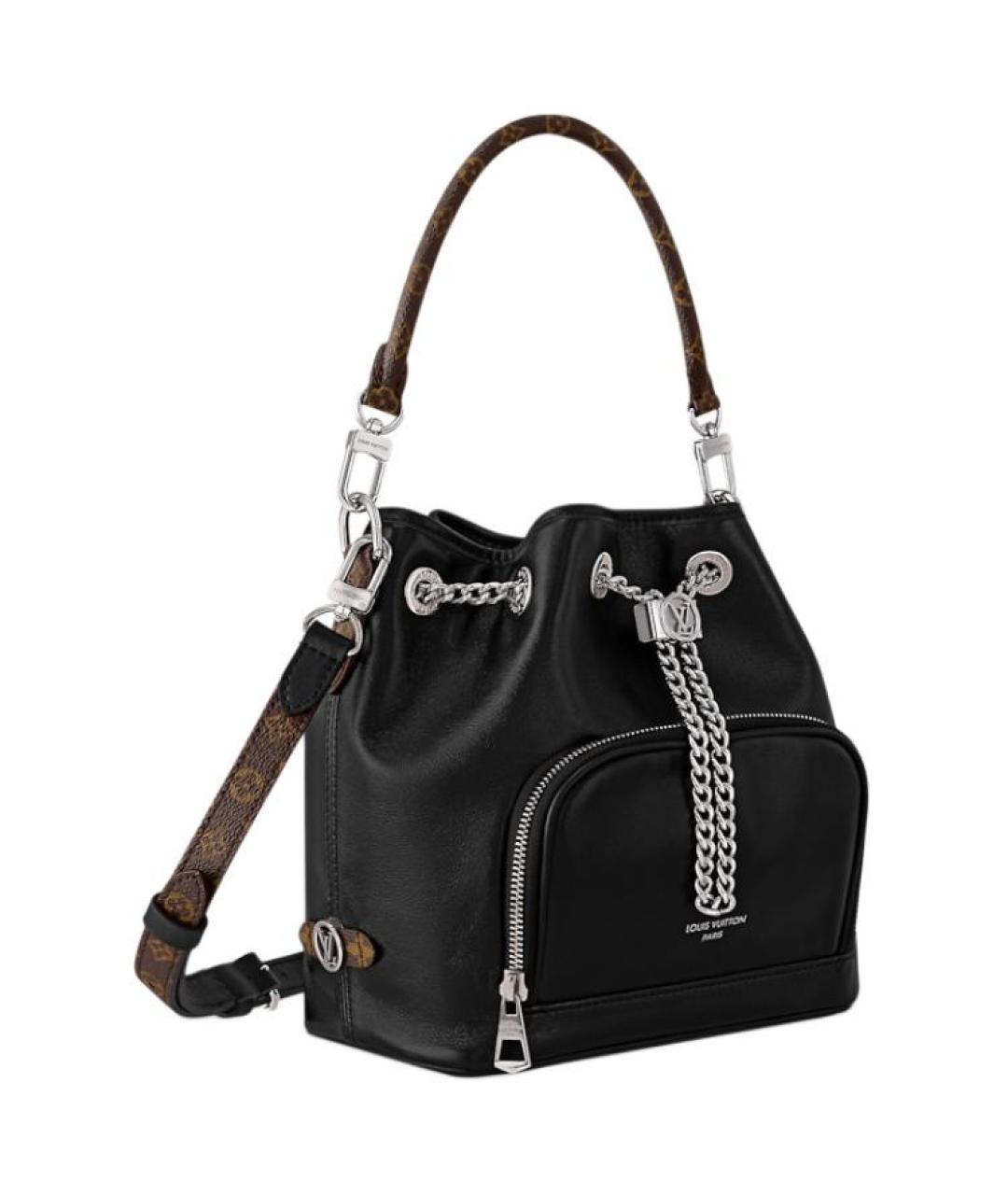 LOUIS VUITTON Черная сумка через плечо, фото 2