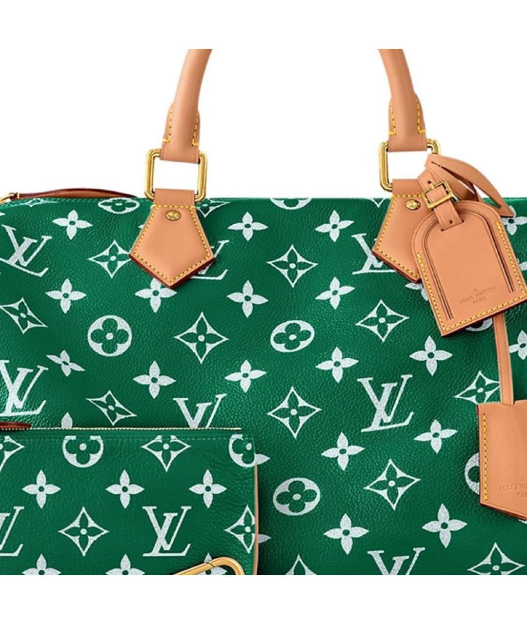 LOUIS VUITTON Зеленая сумка через плечо, фото 5