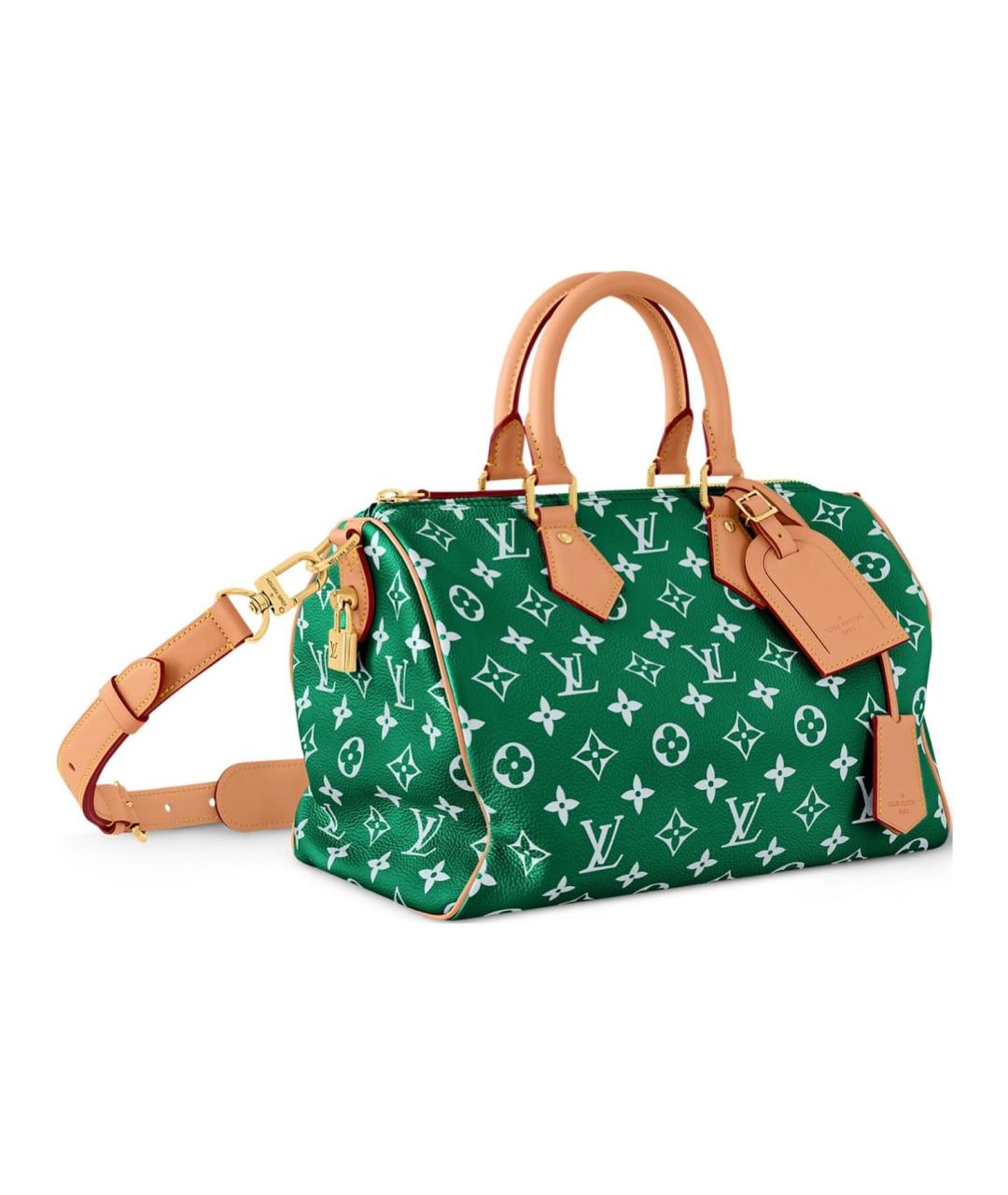 LOUIS VUITTON Зеленая сумка через плечо, фото 2