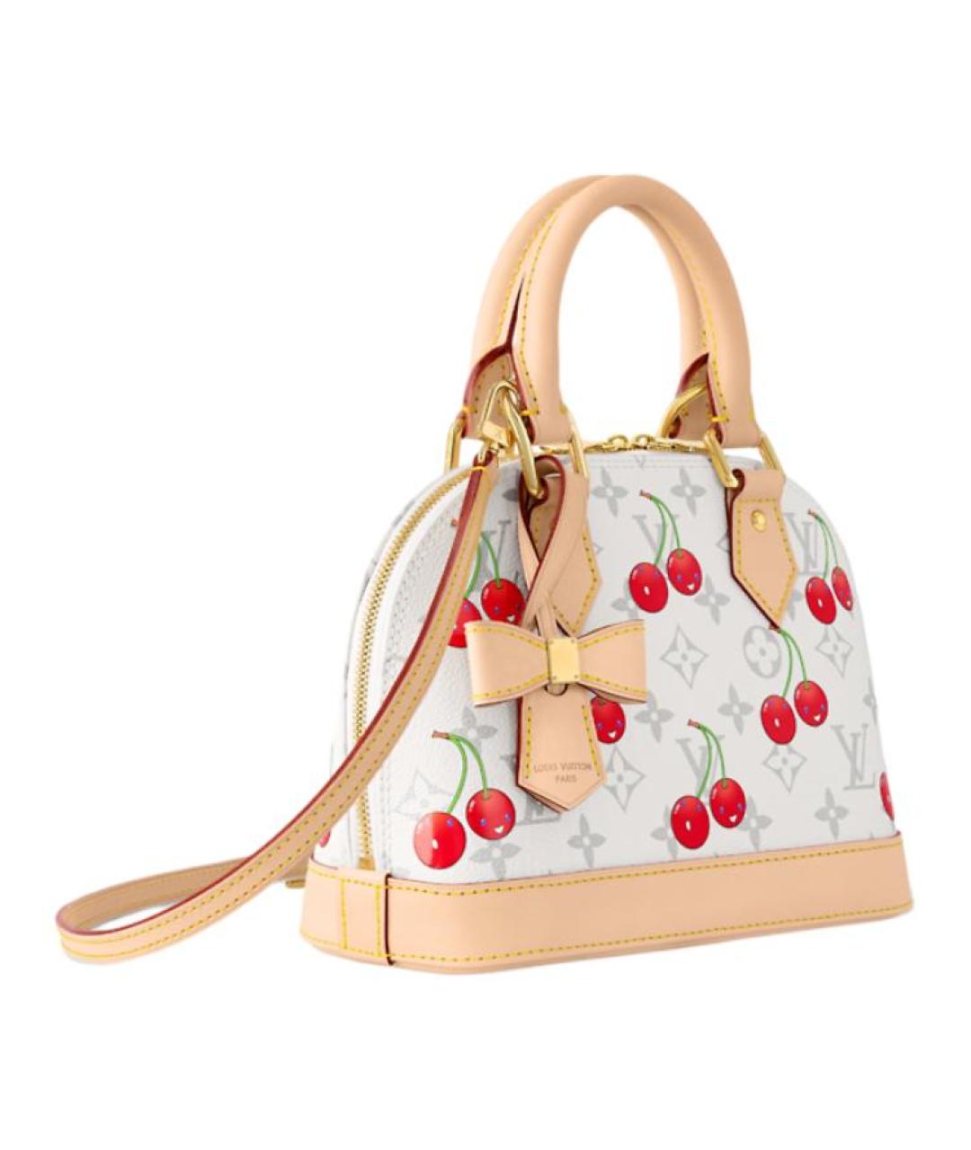 LOUIS VUITTON Белая сумка с короткими ручками, фото 2