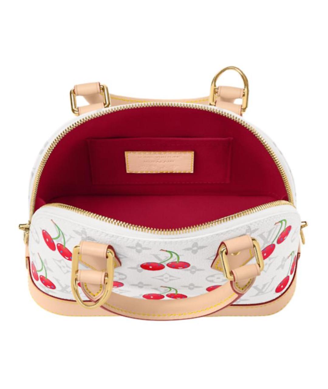 LOUIS VUITTON Белая сумка с короткими ручками, фото 4