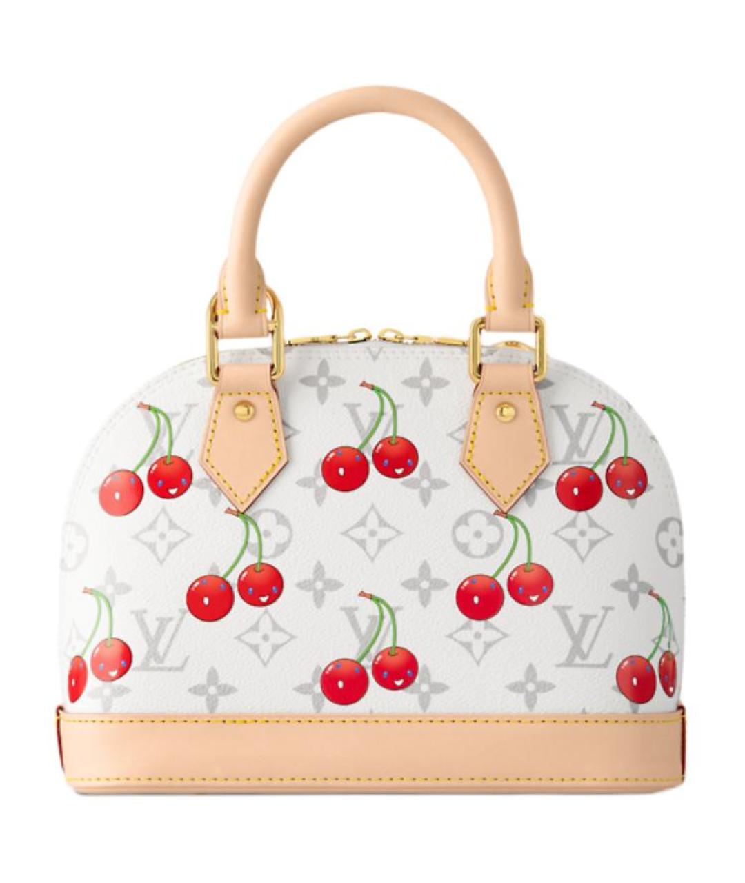 LOUIS VUITTON Белая сумка с короткими ручками, фото 3