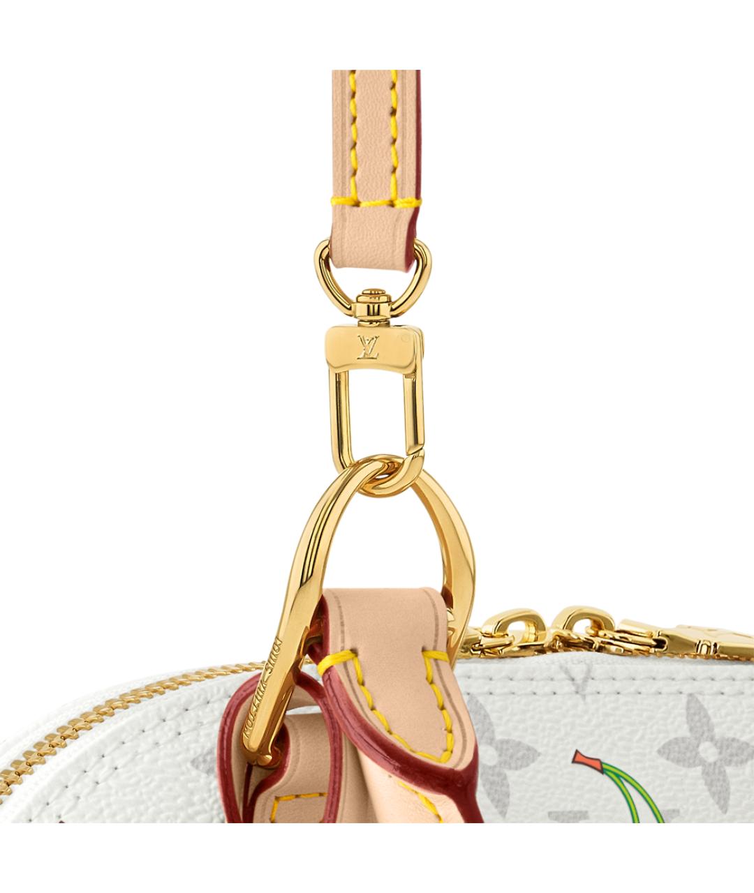 LOUIS VUITTON Белая сумка с короткими ручками, фото 5