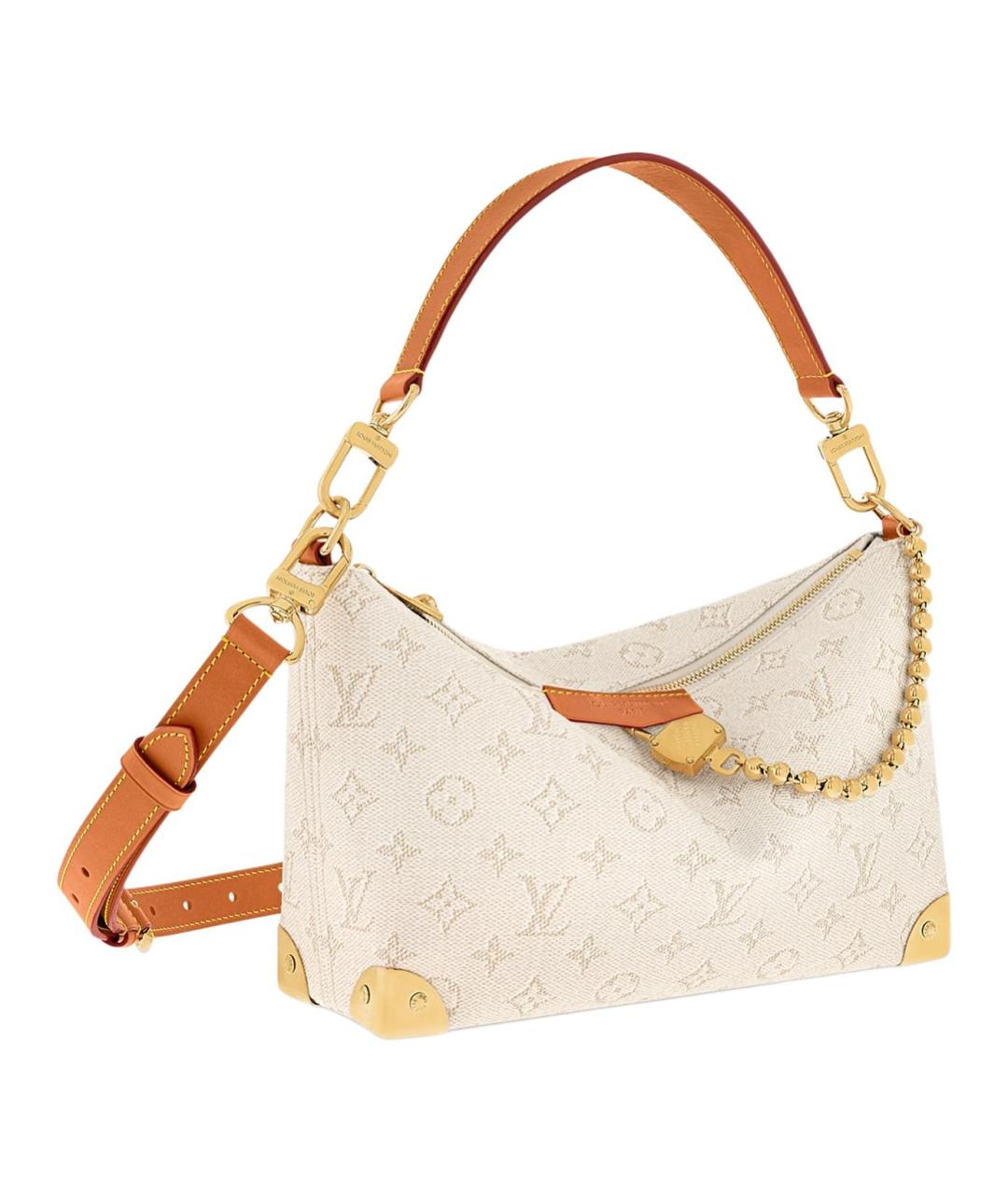 LOUIS VUITTON Белая сумка на плечо, фото 2