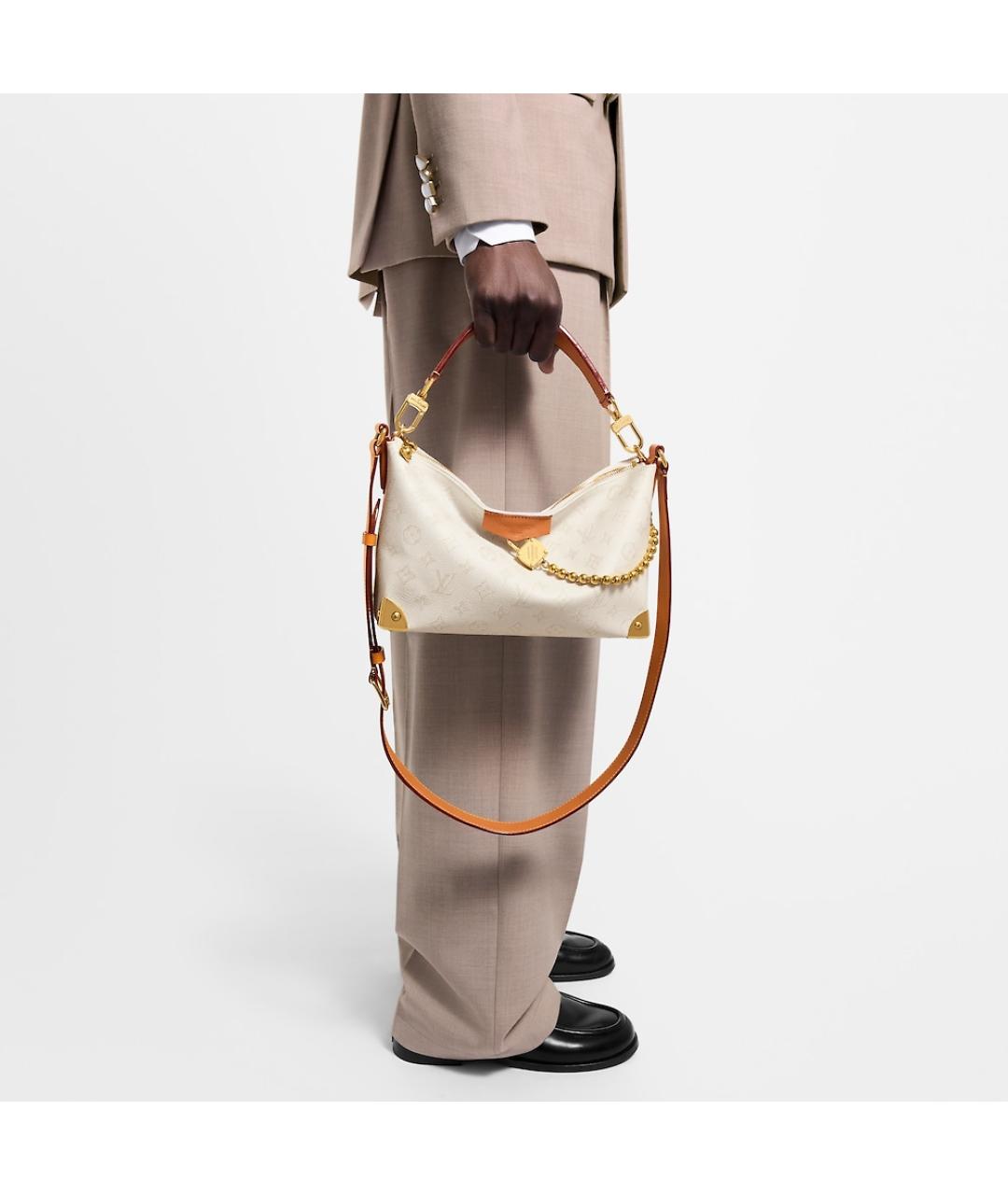 LOUIS VUITTON Белая сумка на плечо, фото 7