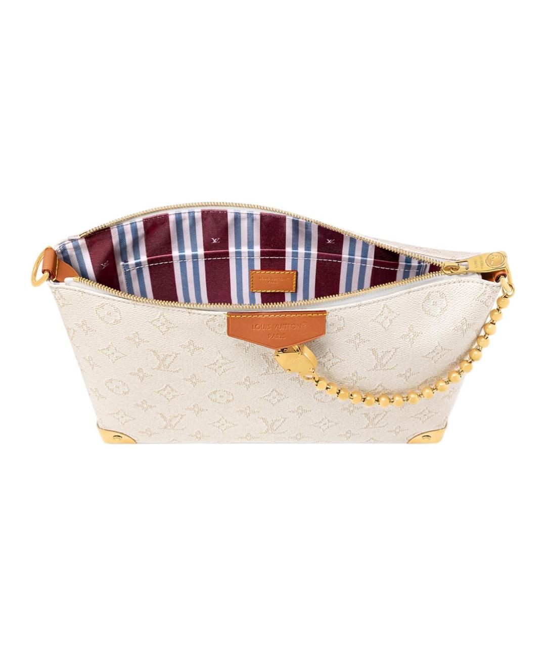 LOUIS VUITTON Белая сумка на плечо, фото 4