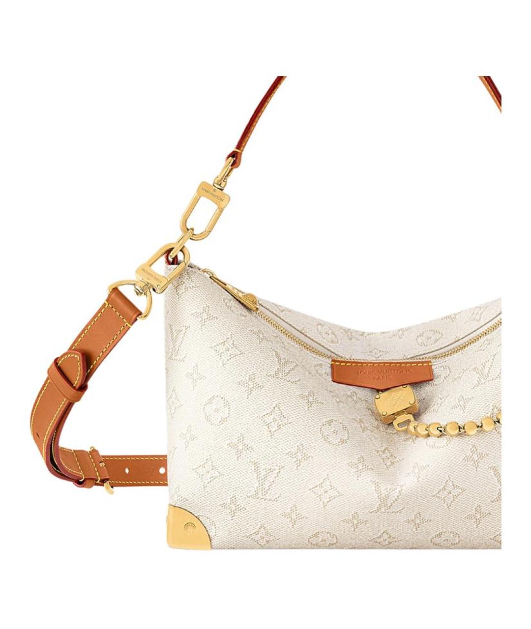 LOUIS VUITTON Белая сумка на плечо, фото 5