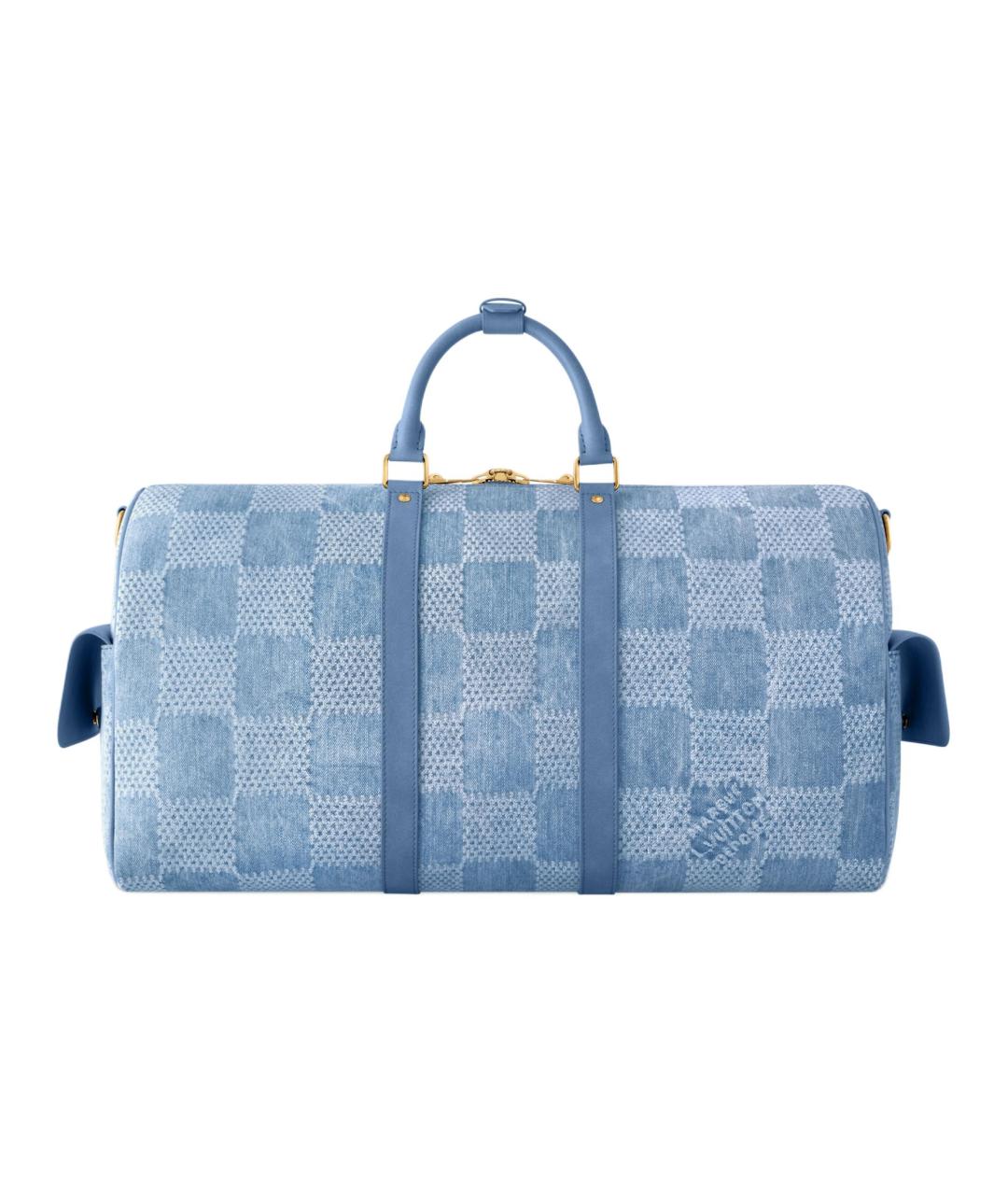 LOUIS VUITTON Синяя барсетка, фото 4