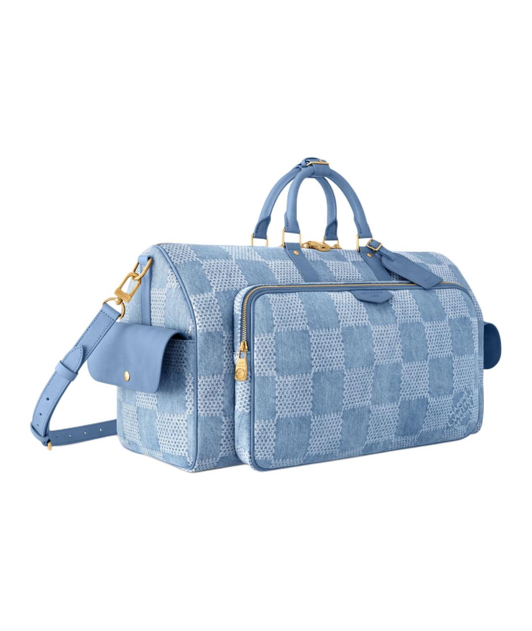 LOUIS VUITTON Синяя барсетка, фото 3