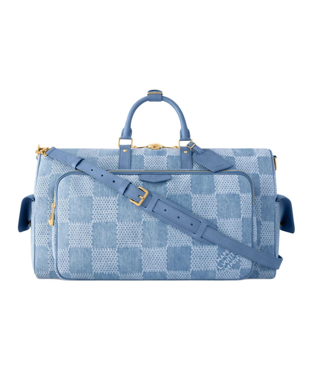 LOUIS VUITTON Синяя барсетка, фото 2