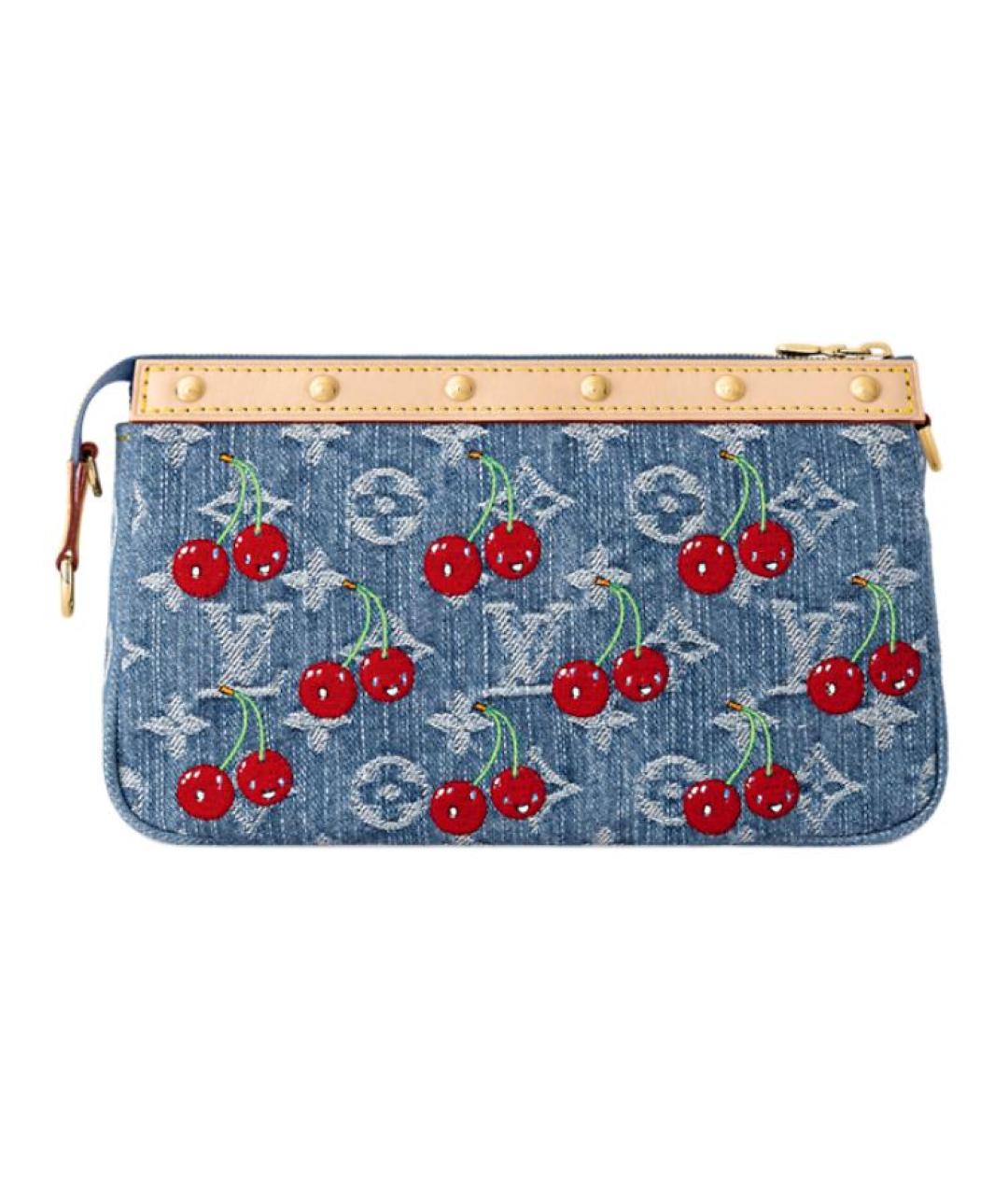 LOUIS VUITTON Синяя сумка с короткими ручками, фото 3