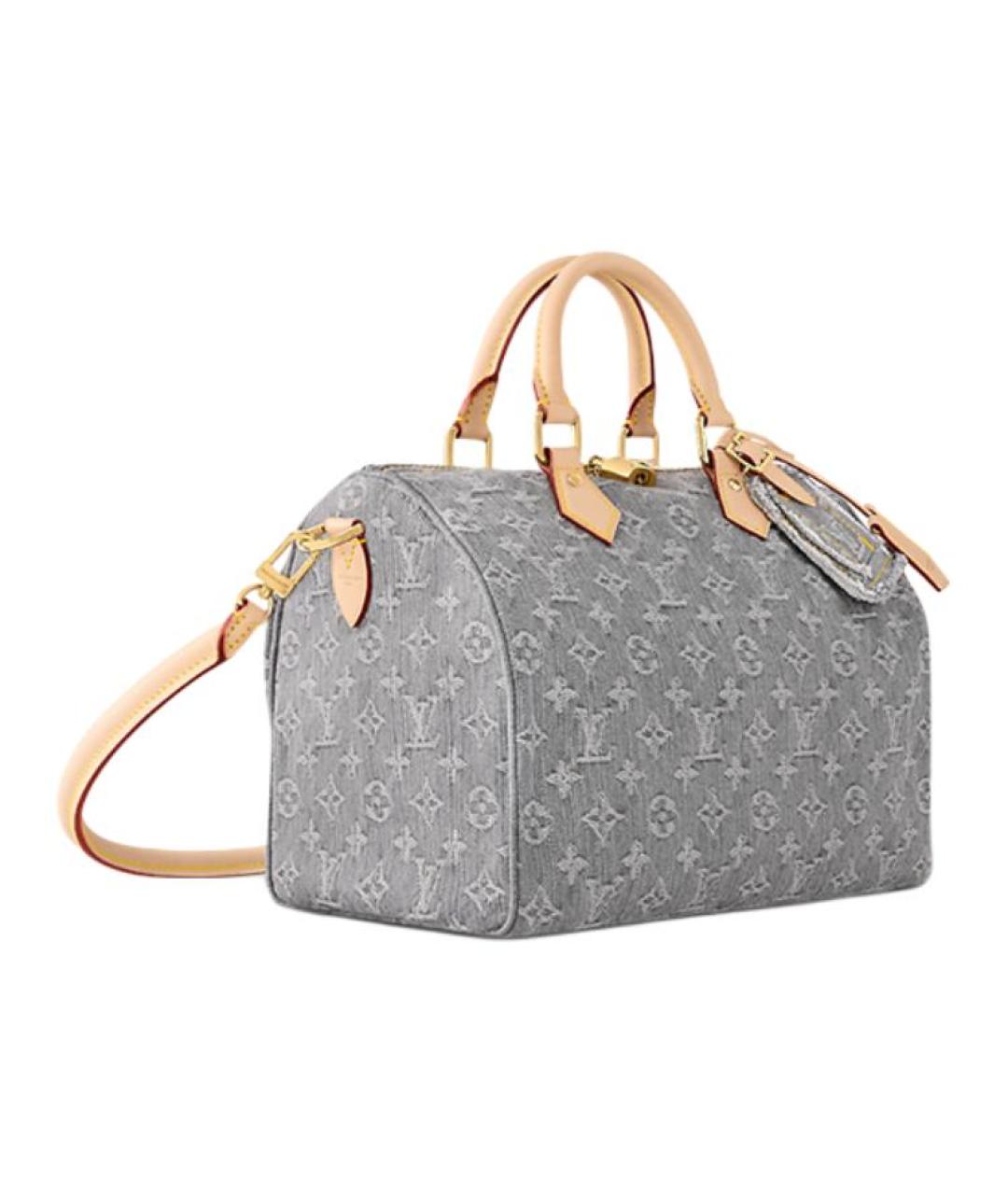 LOUIS VUITTON Серая сумка с короткими ручками, фото 2