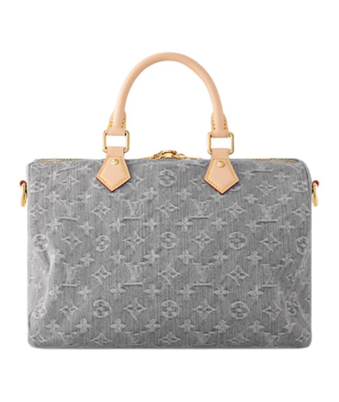 LOUIS VUITTON Серая сумка с короткими ручками, фото 3
