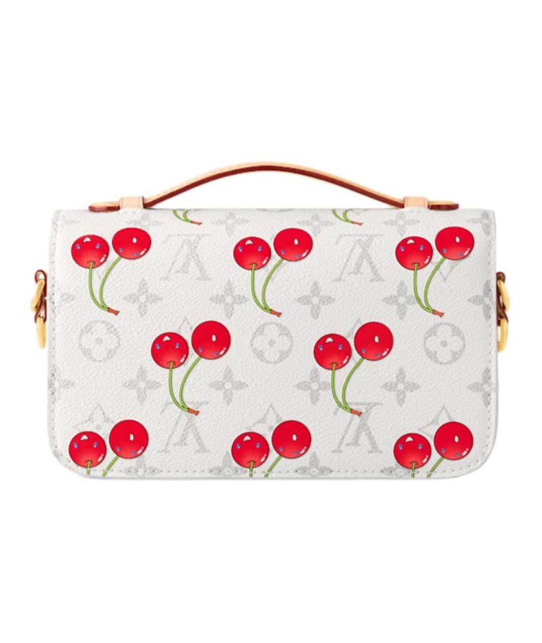 LOUIS VUITTON Белая сумка через плечо, фото 3