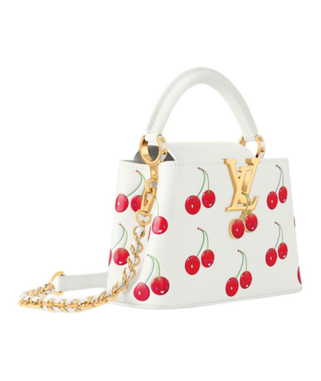 LOUIS VUITTON Белая сумка с короткими ручками, фото 2