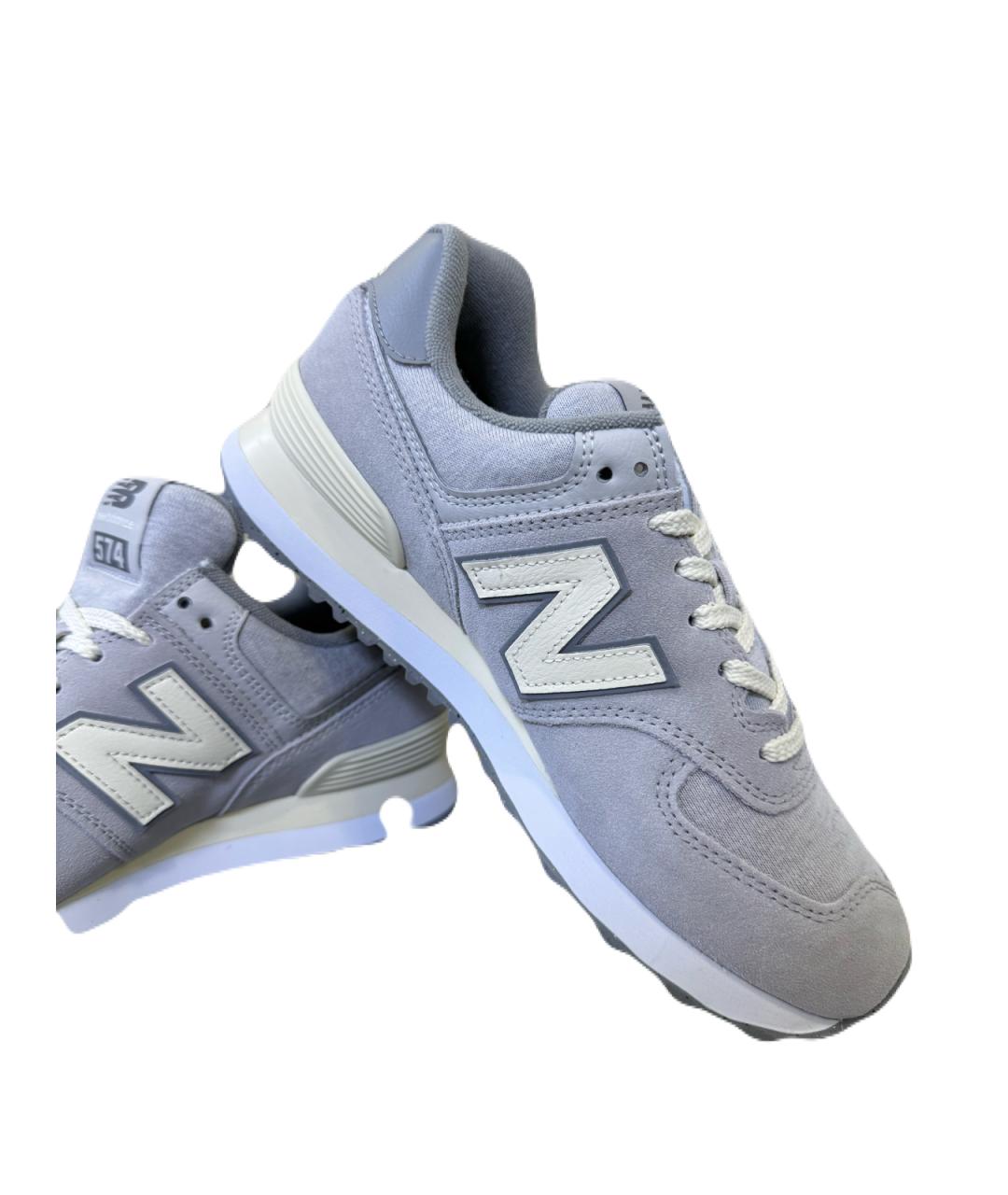 NEW BALANCE Серые текстильные кроссовки, фото 3