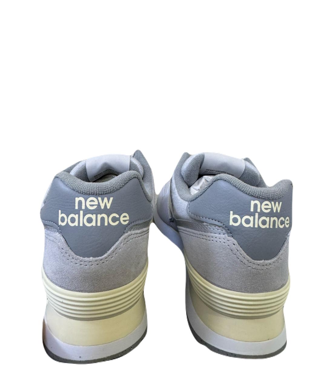 NEW BALANCE Серые текстильные кроссовки, фото 4