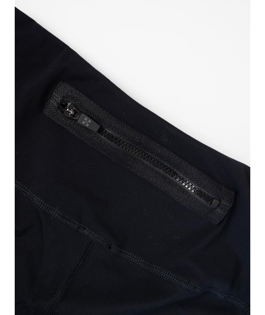 OFF-WHITE Черные полиамидовые леггинсы и велосипедки, фото 3