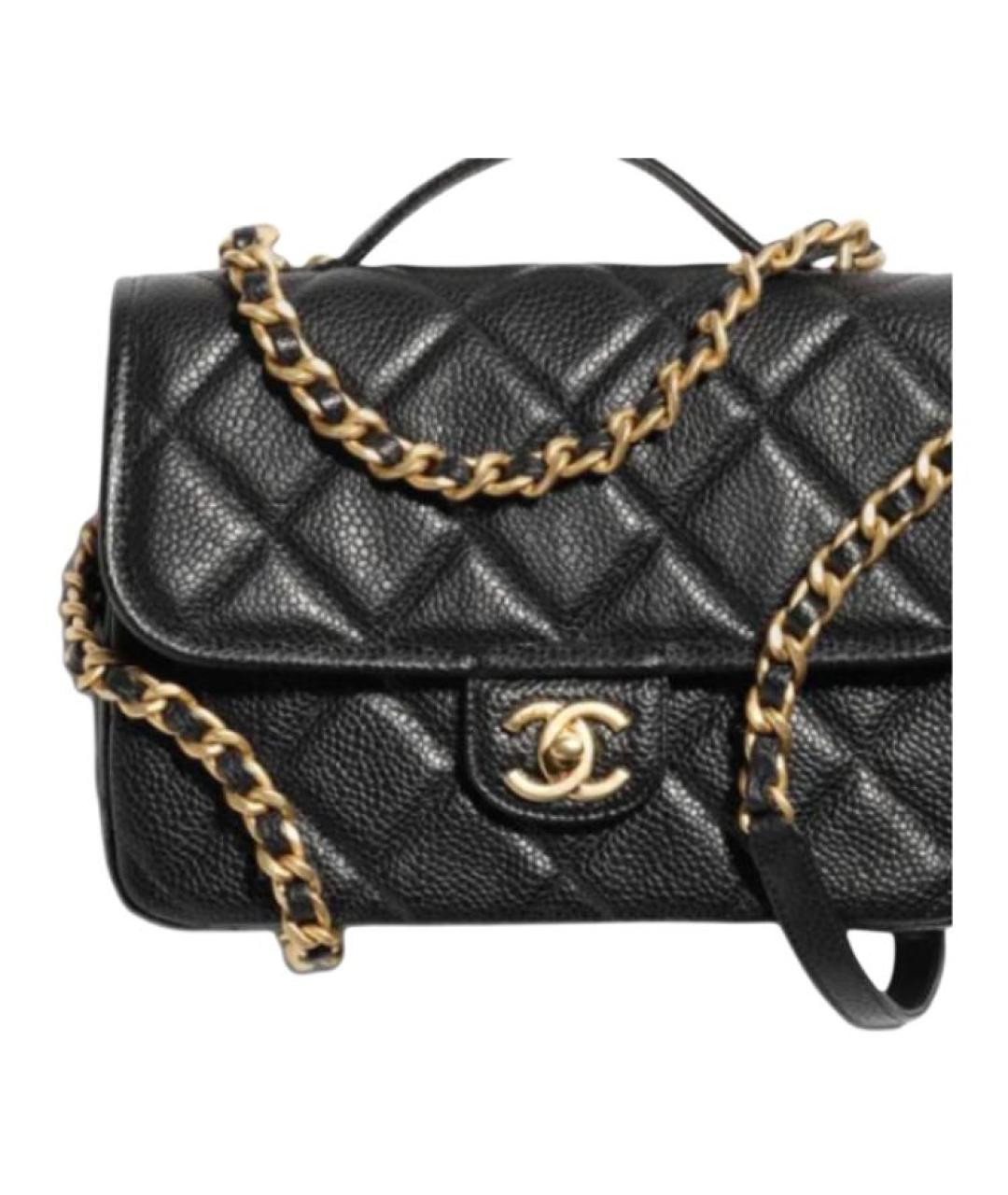 CHANEL Черный кожаный рюкзак, фото 5