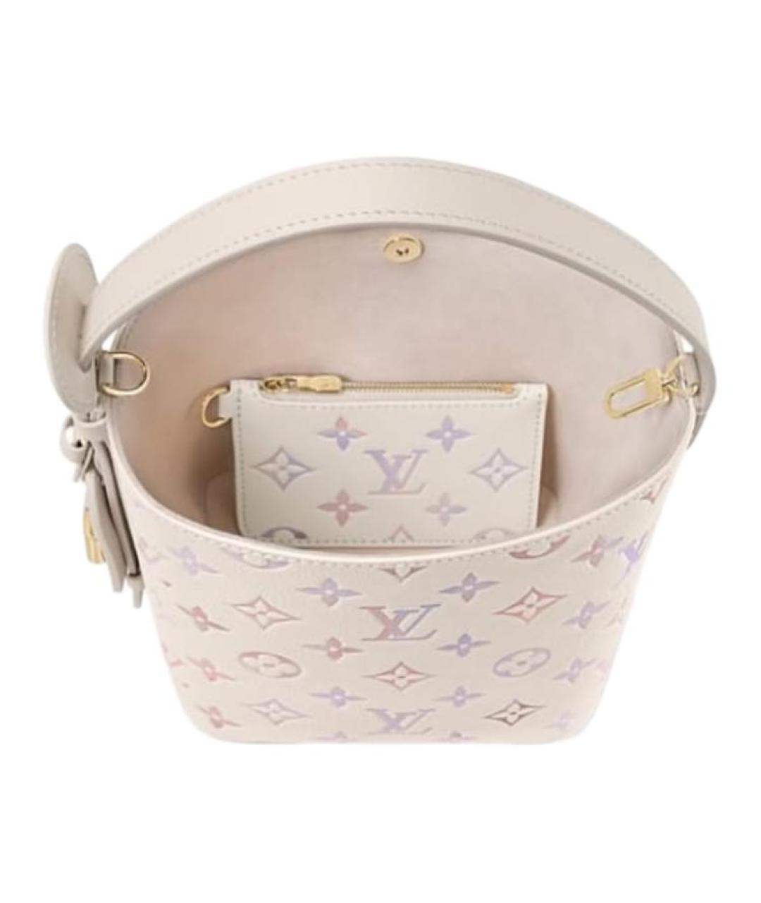 LOUIS VUITTON Розовая сумка с короткими ручками из канвы, фото 4