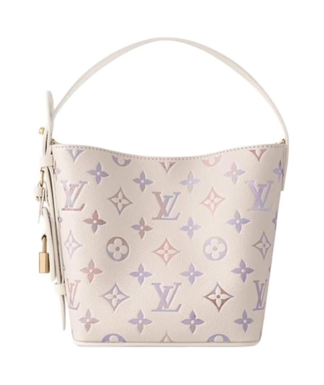 LOUIS VUITTON Розовая сумка с короткими ручками из канвы, фото 1