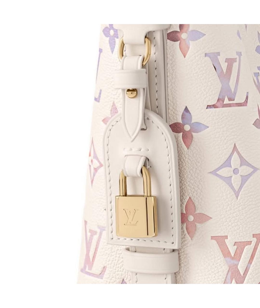 LOUIS VUITTON Розовая сумка с короткими ручками из канвы, фото 5