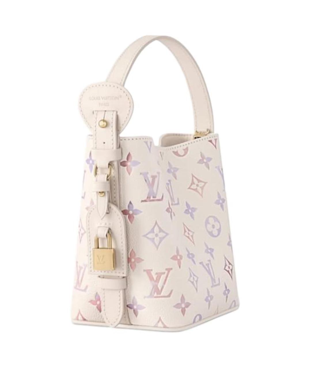 LOUIS VUITTON Розовая сумка с короткими ручками из канвы, фото 2