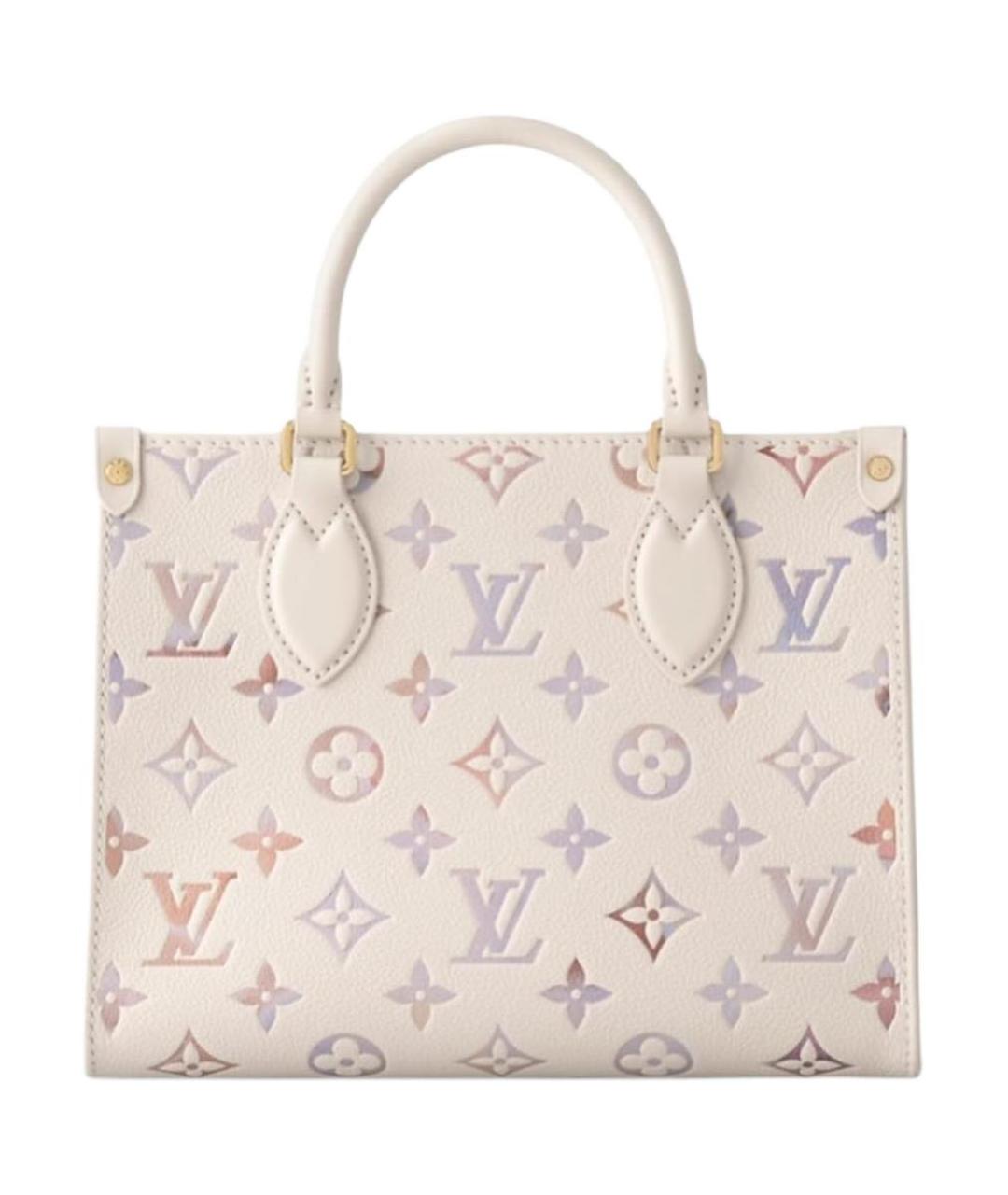 LOUIS VUITTON Белая сумка с короткими ручками, фото 1