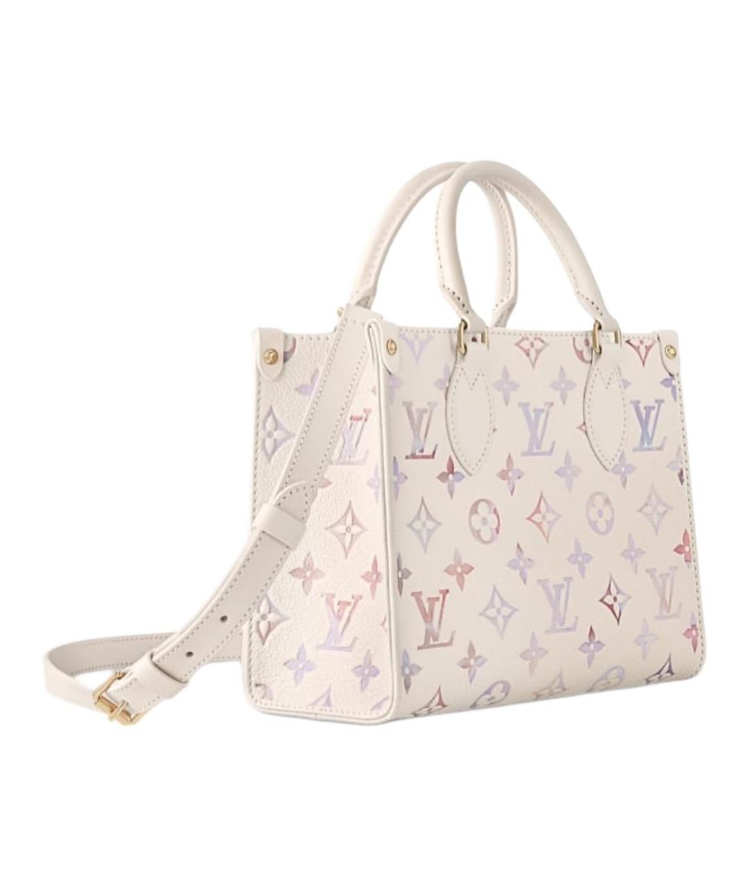 LOUIS VUITTON Белая сумка с короткими ручками, фото 2