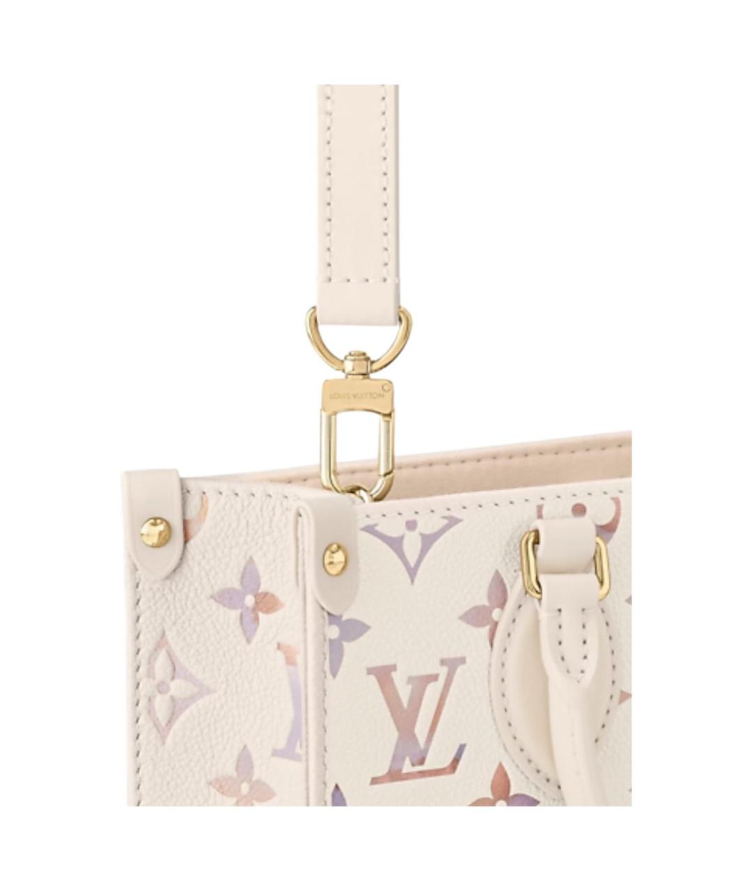 LOUIS VUITTON Белая сумка с короткими ручками, фото 4