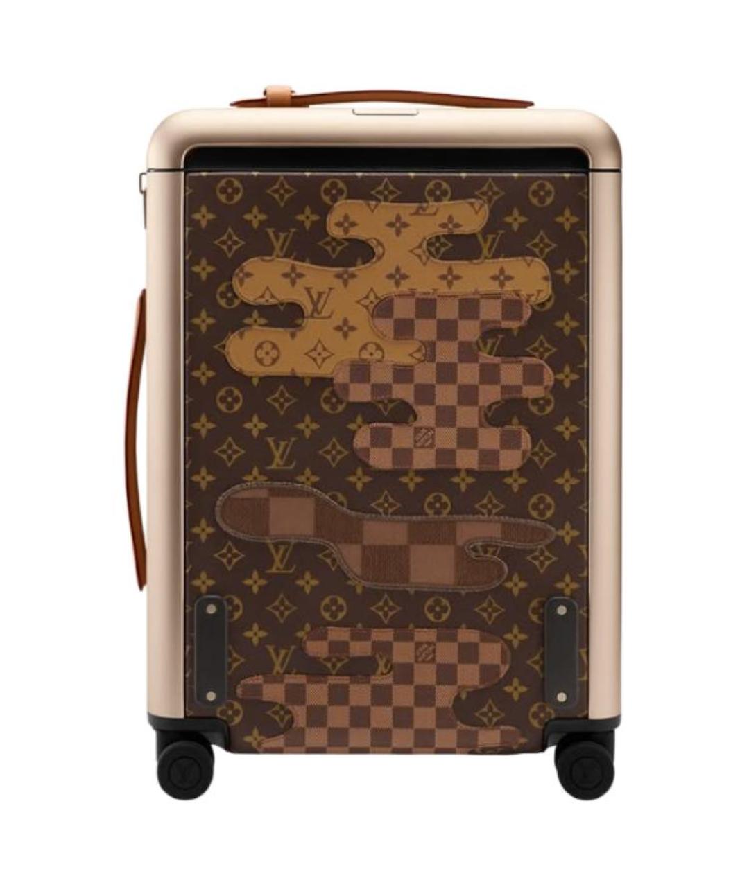 LOUIS VUITTON Коричневый чемодан, фото 3