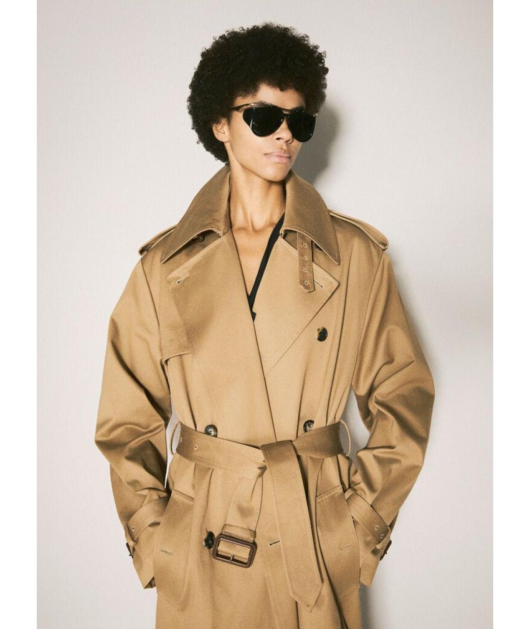 SAINT LAURENT Черные пластиковые солнцезащитные очки, фото 6