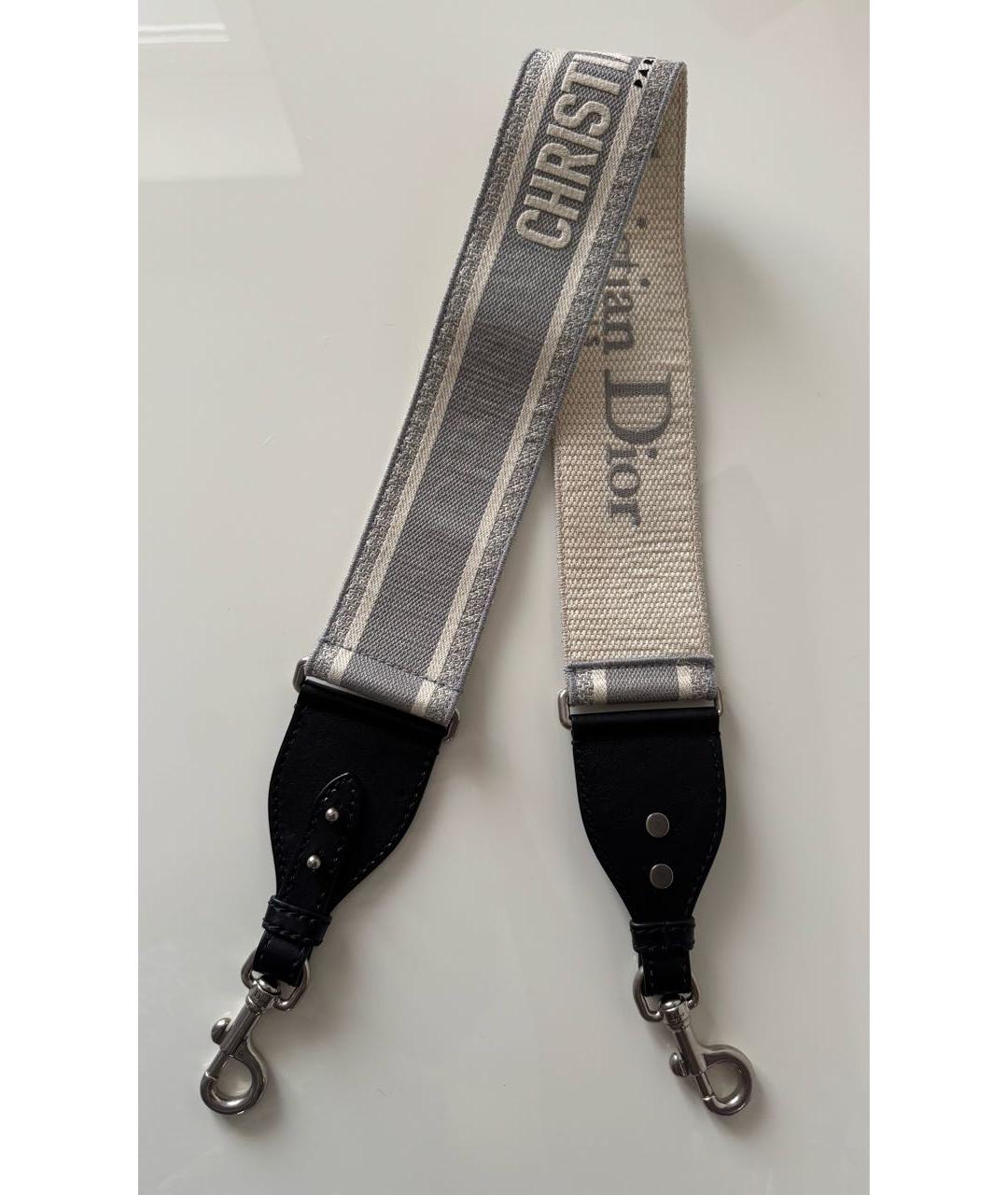 CHRISTIAN DIOR Серый ремень, фото 2